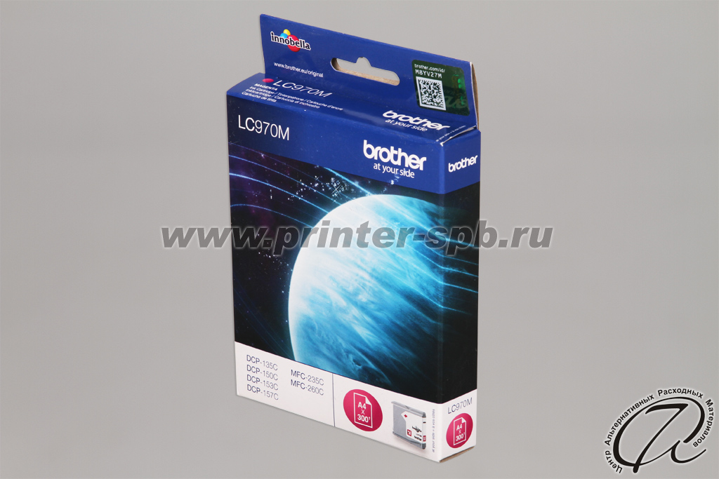Brother LC970M MAGENTA, вид сбоку Картридж Brother LC970M MAGENTA