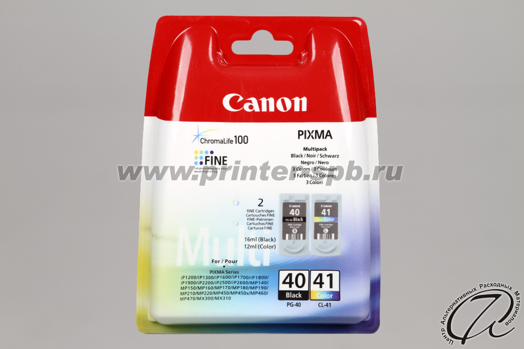 Набор картриджей Canon PG-40/CL-41 (0615B043AA) черный/трехцветный