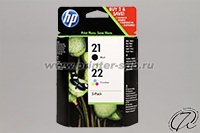 Набор картриджей HP 21/22 (SD367AE) черный/трехцветный