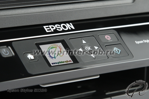 МФУ Epson SX230 панель управления