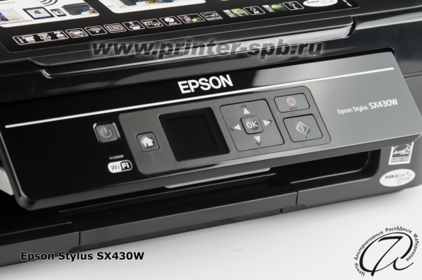 Панель управления Epson SX430W