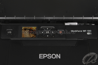 Epson WorkForce WF-100W, панель управления