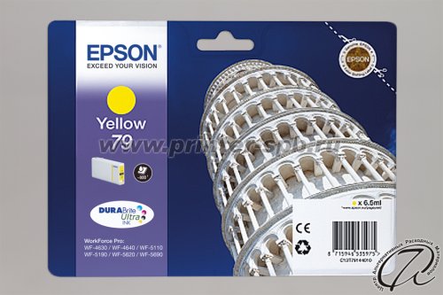 Epson C13T79144010 картридж желтый T7914