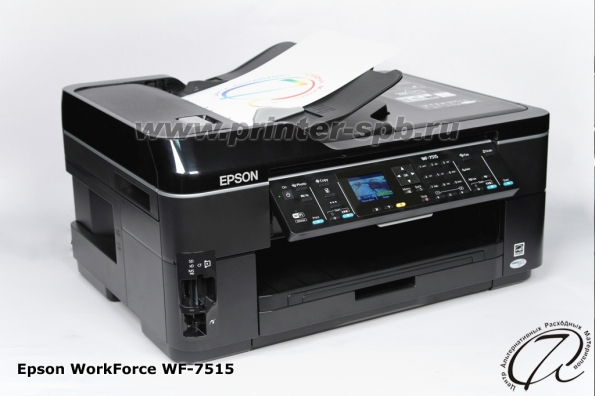 Обзор Epson WorkForce WF-7515 — первого струйного МФУ Epson формата А3+