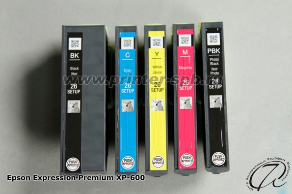 Epson Expression Premium XP-600: Оригинальные картриджи