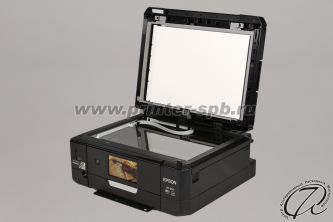 Epson Expression Photo XP-860, вид с поднятой крышкой сканера