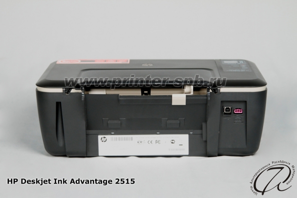 МФУ HP Deskjet Ink Advantage 2515 (CZ280C): Вид сзади