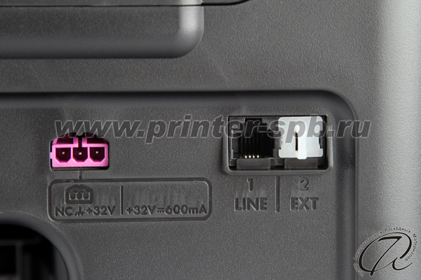 HP OfficeJet 4500 гнезда подключения