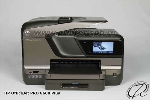 HP Officejet PRO 8600 Plus: Центральный вид