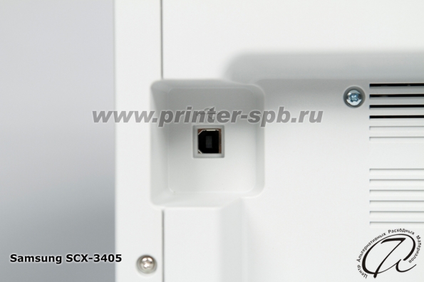 Samsung SCX-3405: Разъем USB
