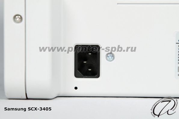 Samsung SCX-3405: Разъем электропитания