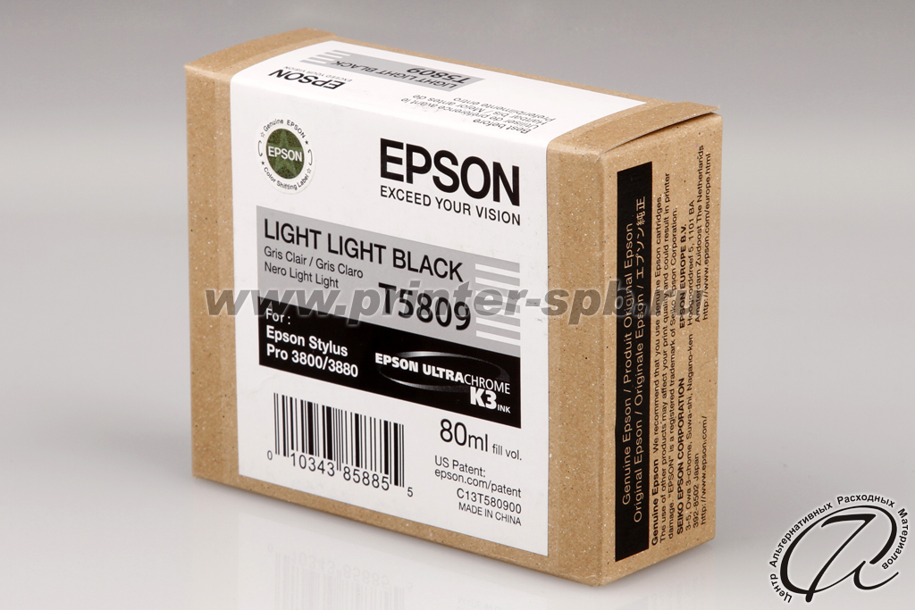Оригинальный картридж Epson C13T580900 для Stylus Pro 3800/3880