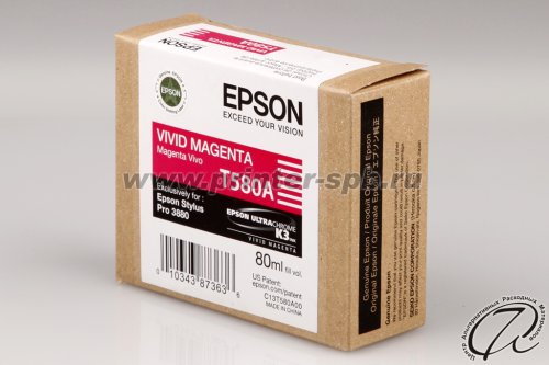 Оригинальный картридж Epson C13T580A00 для Stylus Pro 3800/3880