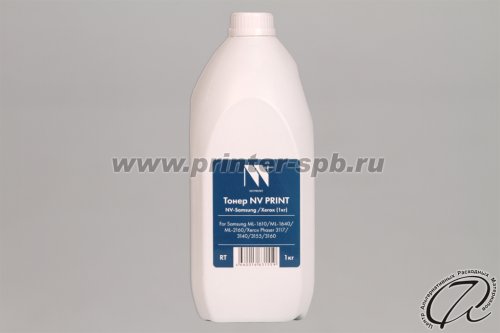 Тонер NV PRINT черный/black для Samsung и Xerox, 1000 грамм