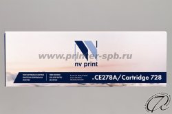 HP CE278A Canon 728, фронтальный вид