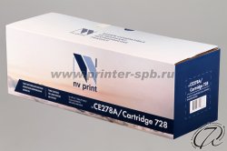 HP CE278A Canon 728, вид сбоку